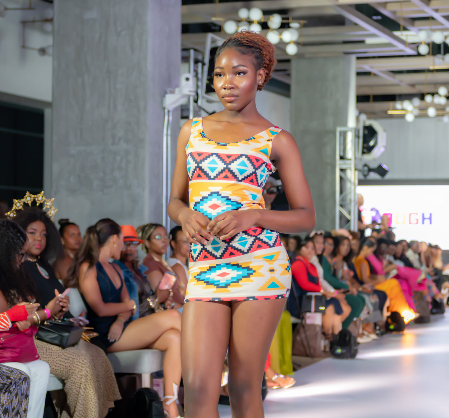 Afrogold Slim-Fit Tank Top Slip Dress