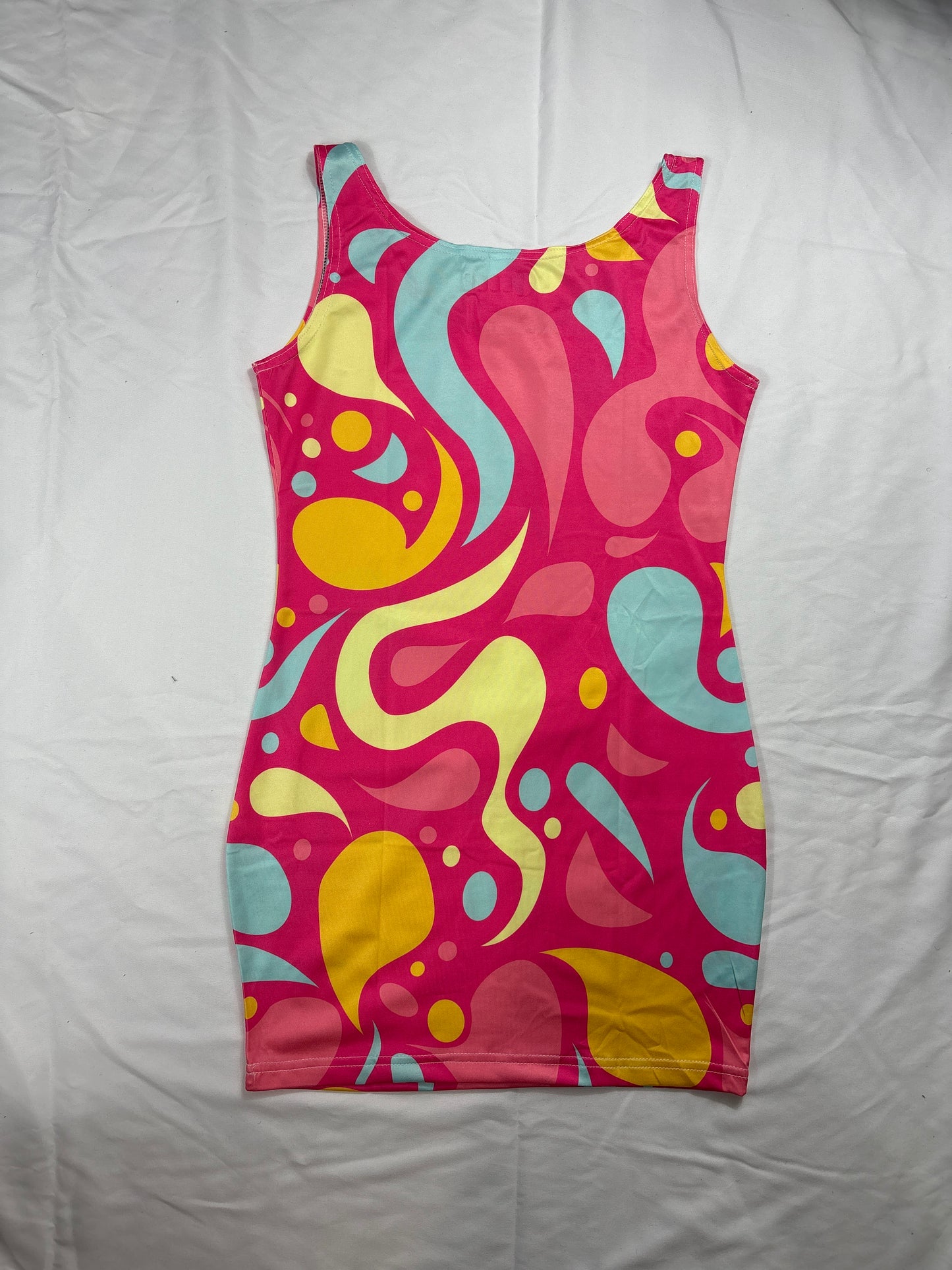 Heart Slim-Fit Tank Top Slip Dress
