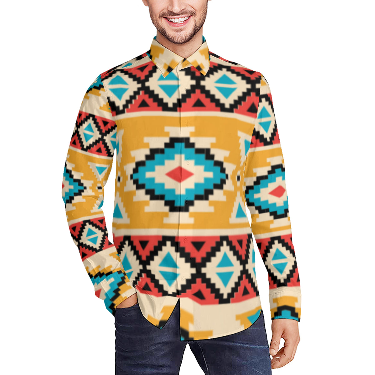 Afrogold Slim Fit Longsleeve Shirt