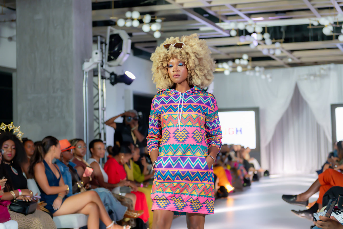 Pinkafro Hoodie Dress