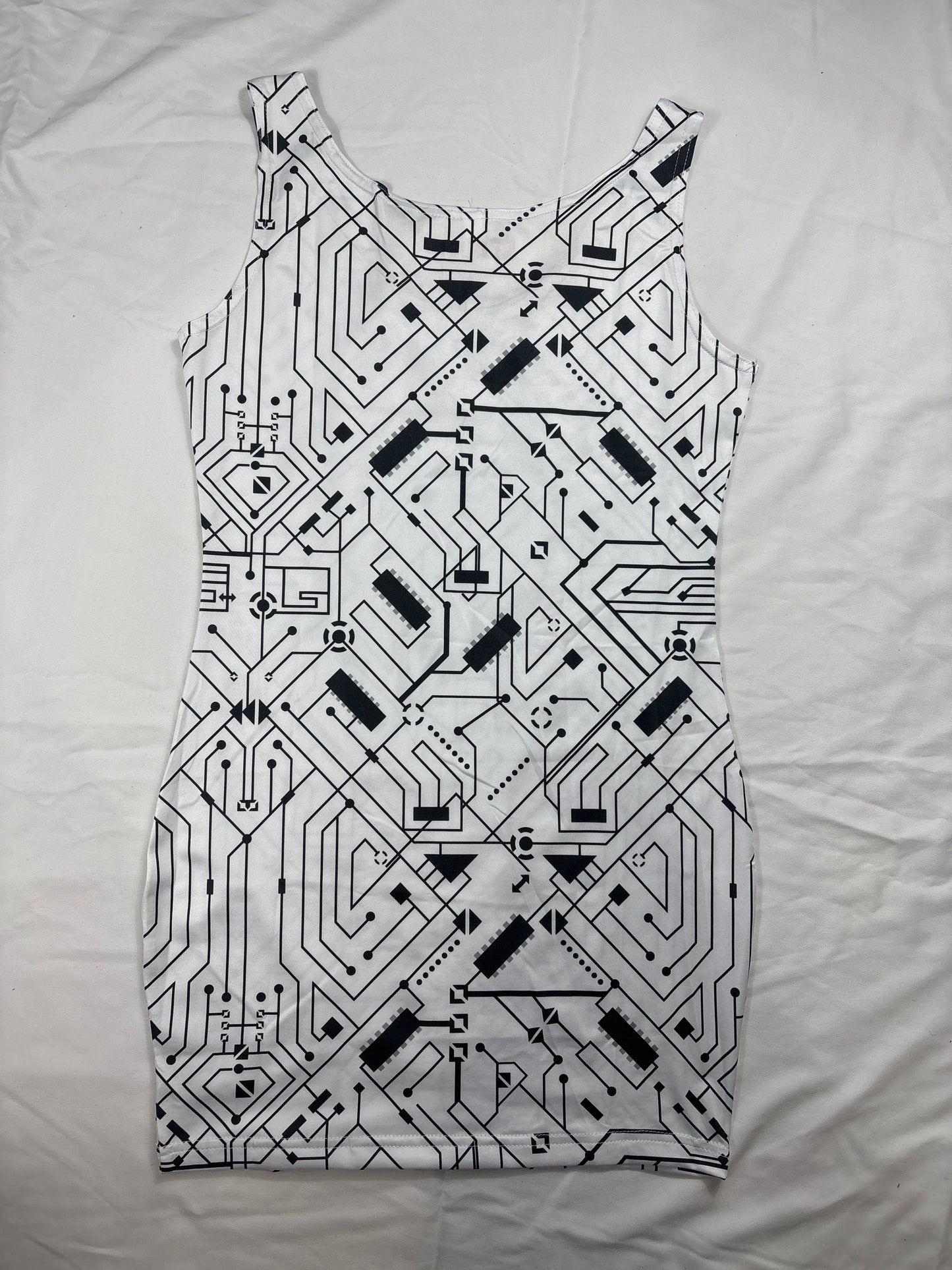 Inkream Slim-Fit Tank Top Slip Dress