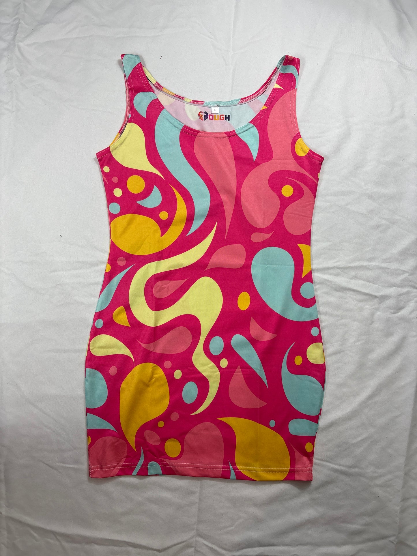 Heart Slim-Fit Tank Top Slip Dress