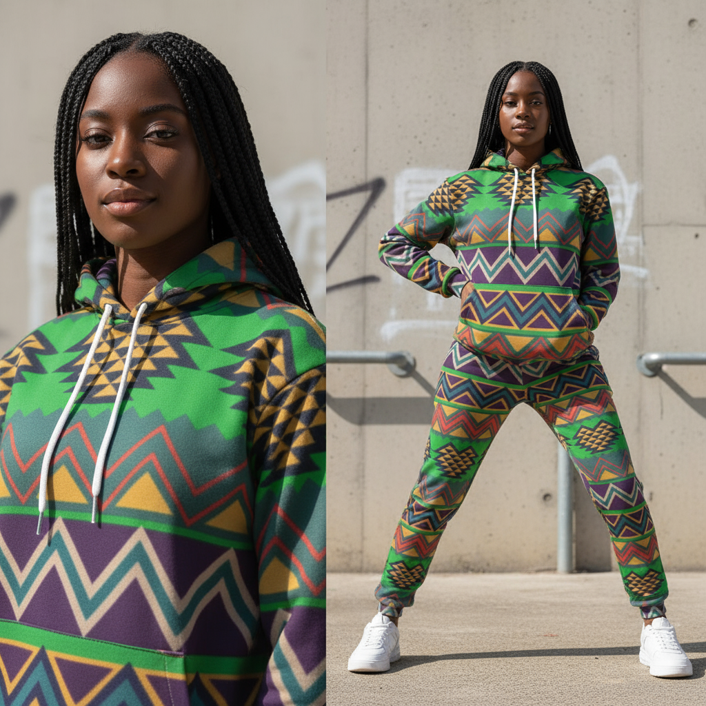 Neonafro Hoodie Set