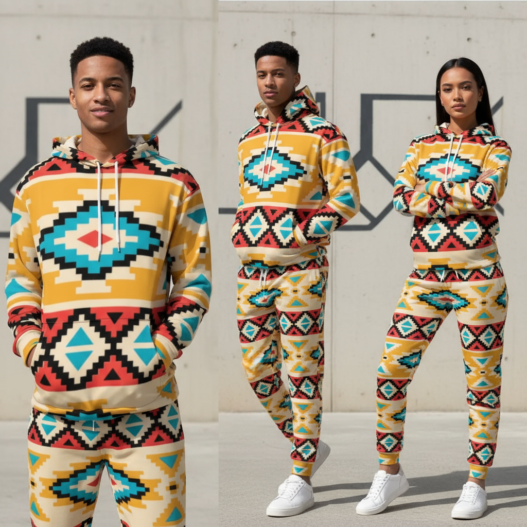 Afrogold Hoodie Set