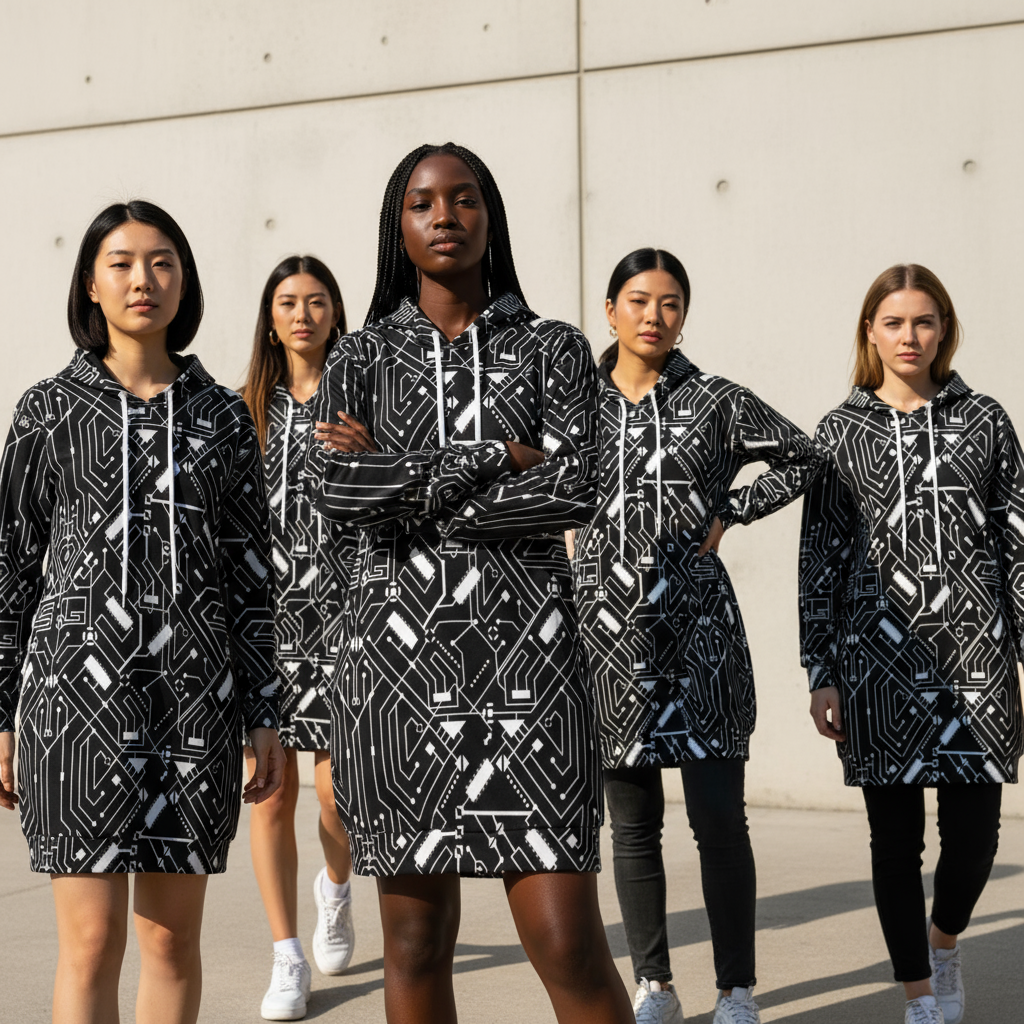 Tafilley Hoodie Dress