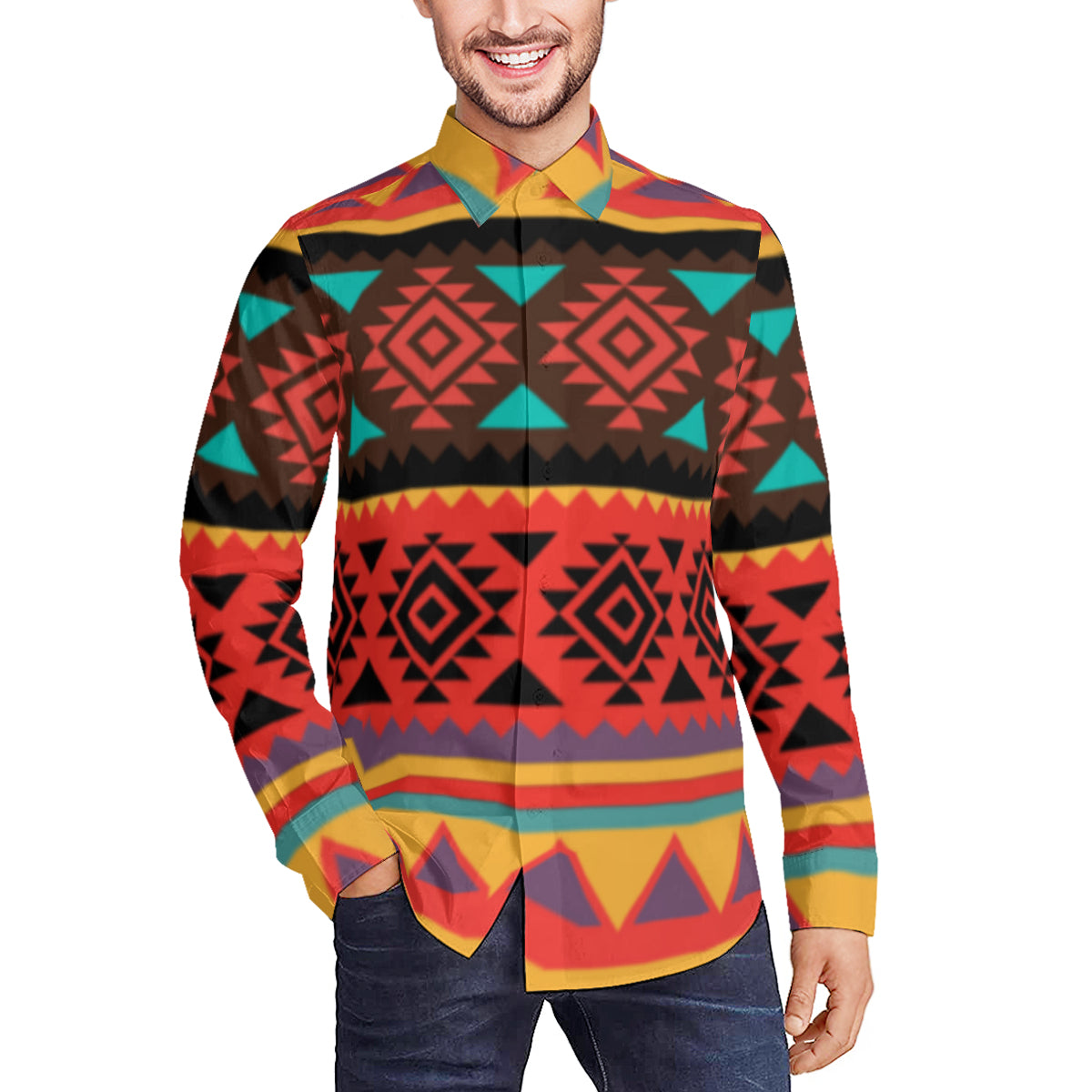 Afroranje Slim Fit Shirt