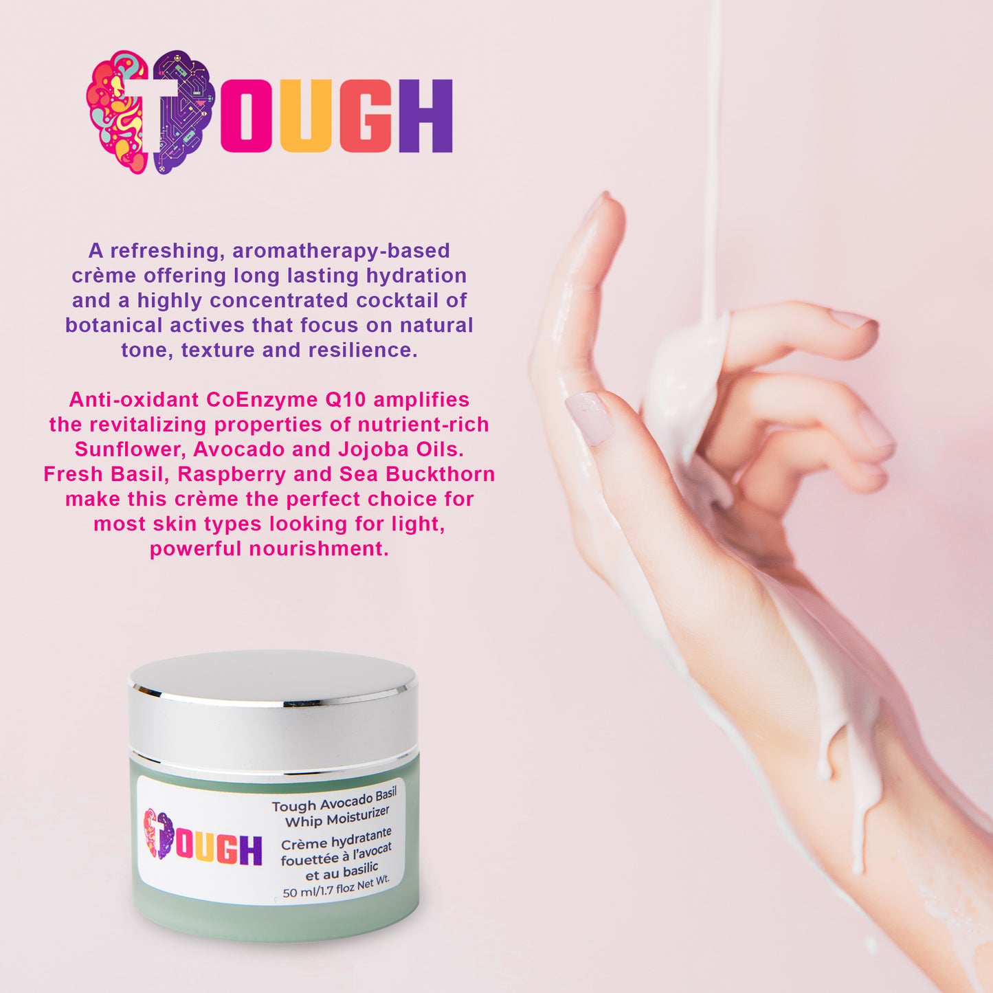TOUGH AVOCADO BASIL WHIP MOISTURIZER