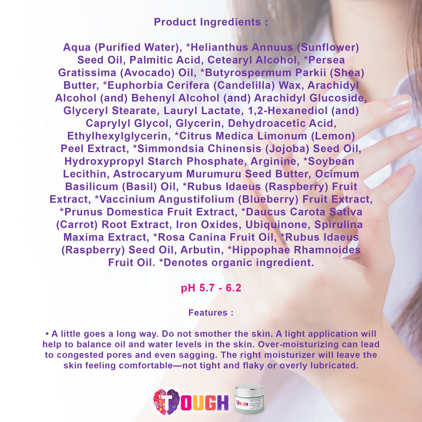 TOUGH AVOCADO BASIL WHIP MOISTURIZER