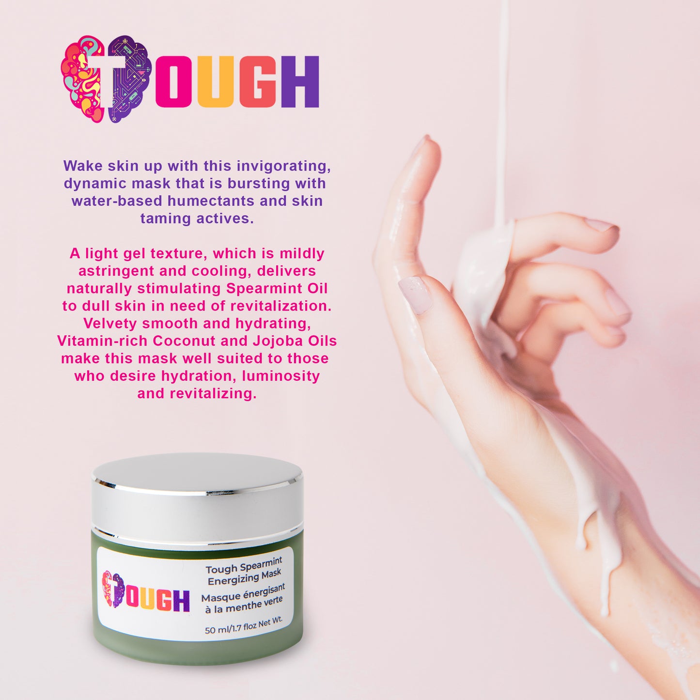 TOUGH SPEARMINT ENERGIZING MASK