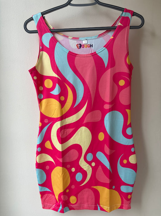 Heart Slim-Fit Tank Top Slip Dress
