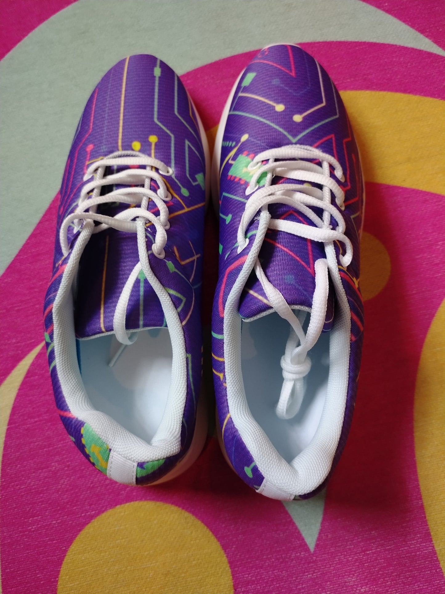 Violet Mesh Sneakers