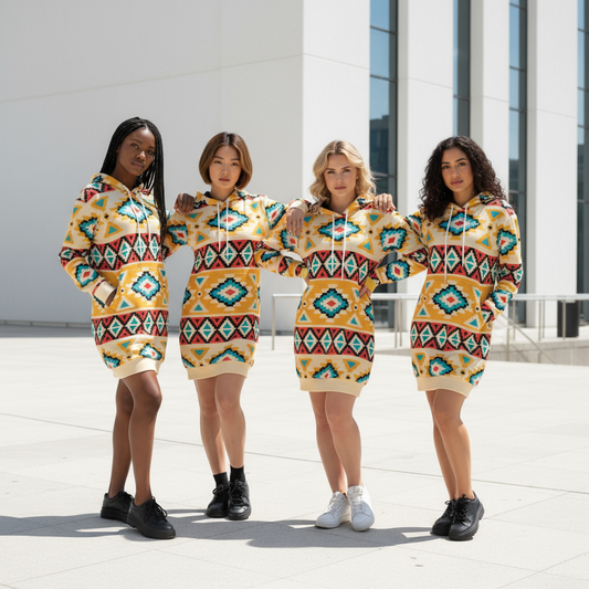 Afrogold Hoodie Dress