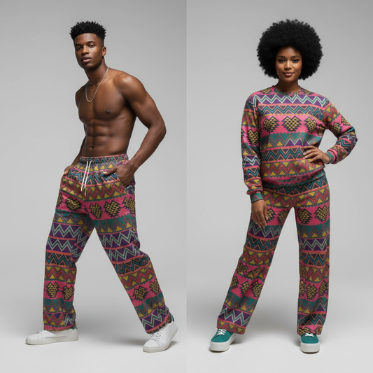 Pinkafro Wide Leg Pants