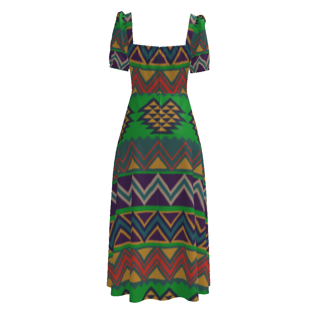 Square Neck Dress